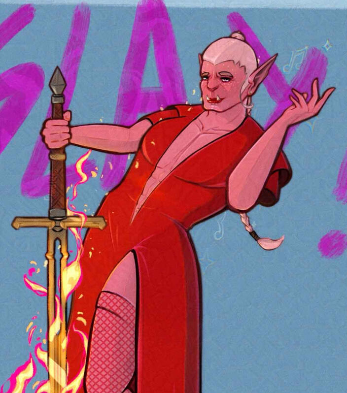 Colors - Full colored and rendered nicely with a colorfull bakcground